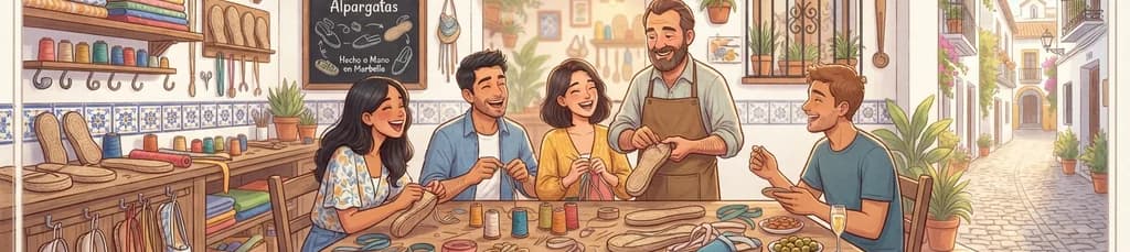 Taller de Creación de Auténticas Alpargatas en Marbella