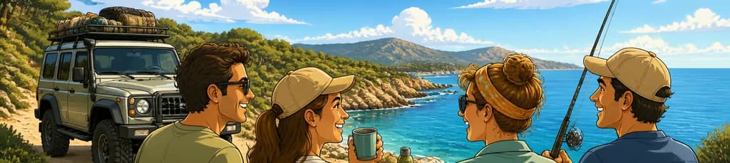 Aventura Privada en 4x4 por la Costa de Mallorca: Naturaleza y Pesca