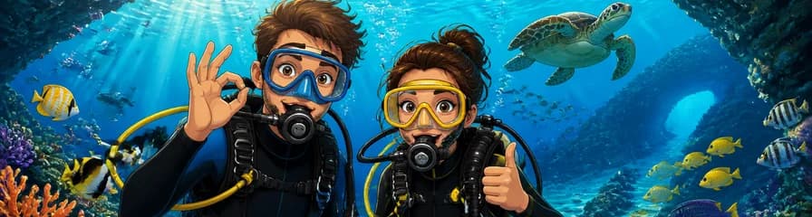 Vive la experiencia de un bautismo de buceo en Fuerteventura