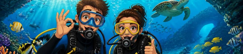 Vive la experiencia de un bautismo de buceo en Fuerteventura
