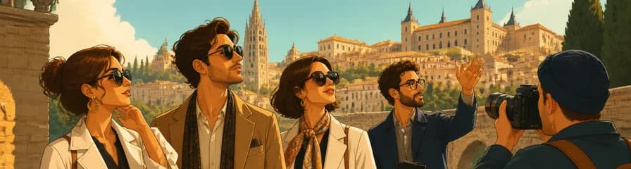 Paseo artístico privado por Toledo con sesión de fotos al estilo Vogue