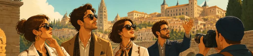 Paseo artístico privado por Toledo con sesión de fotos al estilo Vogue