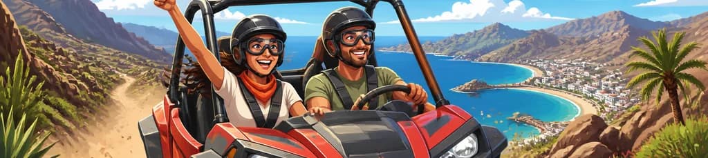 Aventura en Buggy para dos personas en el Sur de Gran Canaria