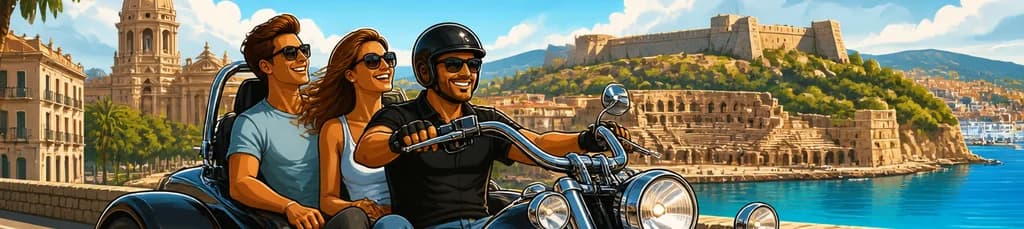 Recorrido en trike Rewaco por Cartagena: Aventura de 2 horas para un mínimo de 2 pasajeros