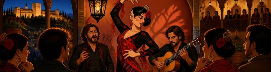 Espectáculo de Flamenco Auténtico en Tablao La Alboreá de Granada