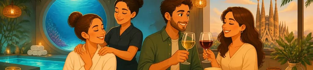 Cata Privada de Vinos y Cavas Premium de Barcelona, acompañada de Tapas