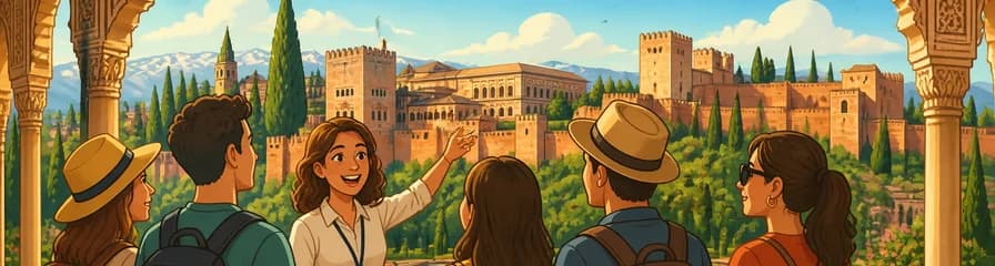 Descubre la Alhambra en una excursión de día completo desde Sevilla: tour en grupo reducido con acceso sin colas
