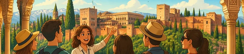 Descubre la Alhambra en una excursión de día completo desde Sevilla: tour en grupo reducido con acceso sin colas