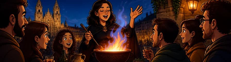 Descubre la Queimada: Espectáculo y Degustación en Santiago de Compostela