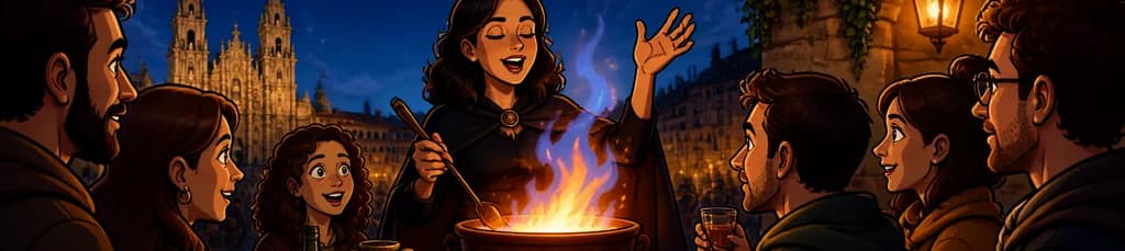 Descubre la Queimada: Espectáculo y Degustación en Santiago de Compostela
