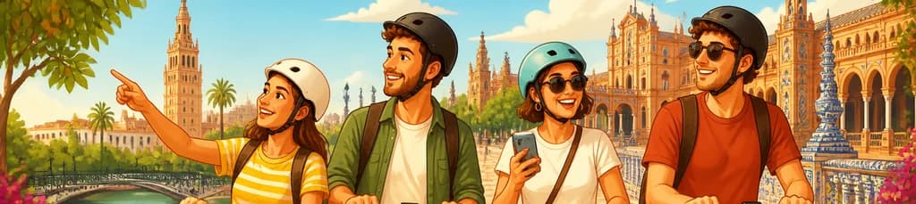 Vive Sevilla sin esfuerzo: alquiler de patinetes eléctricos