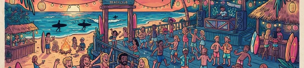 Ritual de Verano: La Fiesta Post-Surf en Waikiki Beach Club