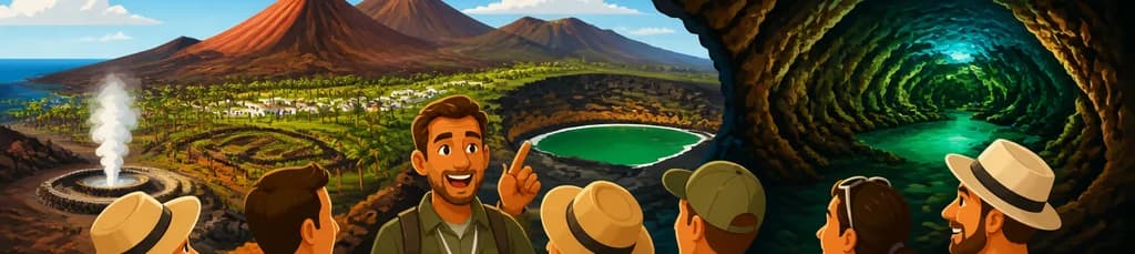 Visita guiada a Timanfaya y la Cueva de los Verdes