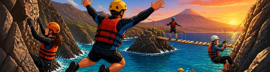 Emocionante ruta acuática por los acantilados de Gran Canaria: Coastering