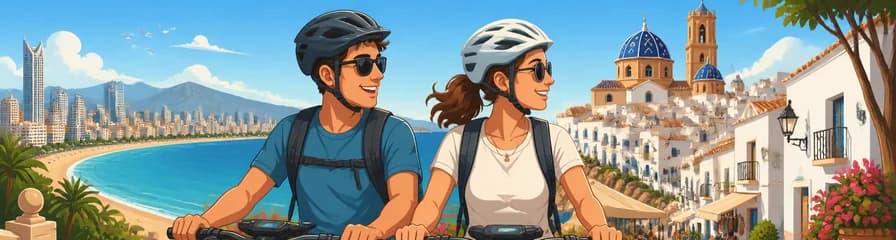 Recorrido autoguiado de medio día en bicicleta eléctrica por Benidorm