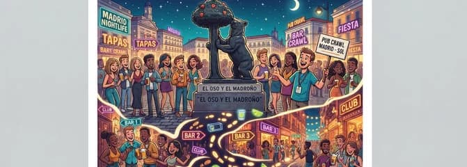 Madrid PubCrawl: Descubre los Tesoros Nocturnos de la Capital