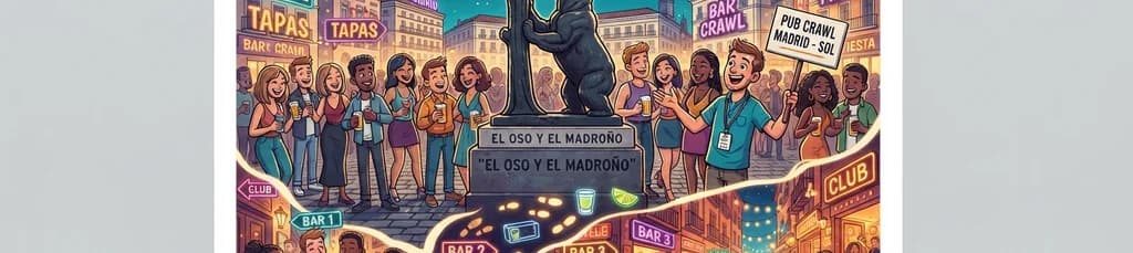 Madrid PubCrawl: Descubre los Tesoros Nocturnos de la Capital