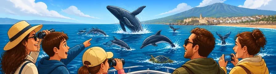 Observación privada de ballenas y delfines desde Tarifa con salida desde Sevilla