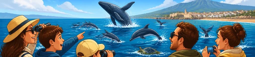 Observación privada de ballenas y delfines desde Tarifa con salida desde Sevilla