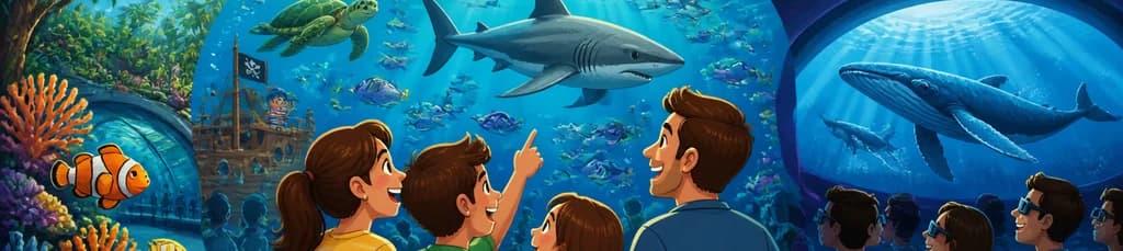 Acceso al Palma Aquarium: Entrada general con opción a Cine Aquadome 3D