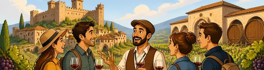 Aventura enológica y medieval: castillos y bodegas con degustación desde Madrid