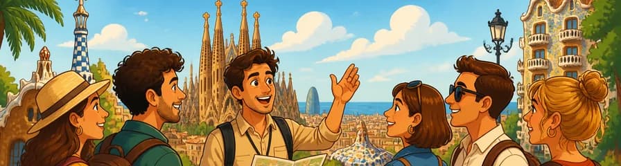 Explorando los icónicos rincones de Barcelona en un tour de bienvenida