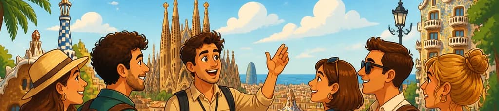 Explorando los icónicos rincones de Barcelona en un tour de bienvenida
