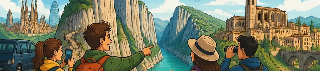 Excursión de un día a Mont Rebei y Montsant con recogida en hotel desde Barcelona