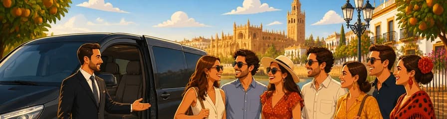 Servicio de Chófer Privado en Sevilla para Grupos Reducidos (hasta 8 Pasajeros)