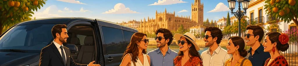 Servicio de Chófer Privado en Sevilla para Grupos Reducidos (hasta 8 Pasajeros)