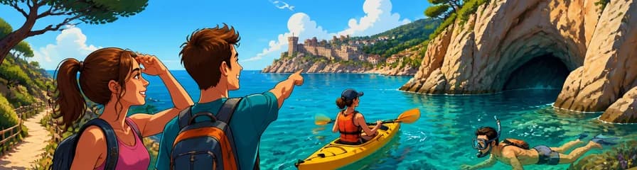Aventura de Kayak y Snorkel por el Camino de Ronda en Tossa de Mar