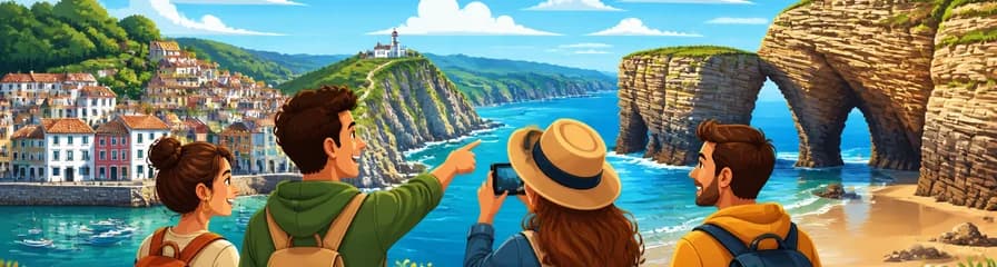 Excursión por la costa occidental de Asturias y la Playa de las Catedrales desde Oviedo y Gijón