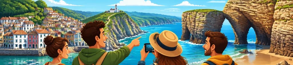 Excursión por la costa occidental de Asturias y la Playa de las Catedrales desde Oviedo y Gijón