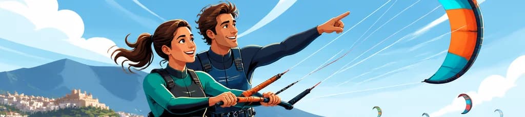 Lecciones individuales de kitesurf en Tarifa, personalizadas para cada habilidad.