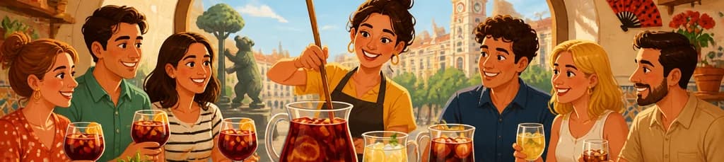 Sumérgete en la coctelería española: Taller de sangría, tinto de verano y kalimotxo en Madrid