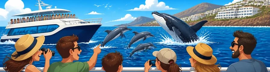 Experimenta el avistamiento de delfines y ballenas desde Puerto Rico, Gran Canaria