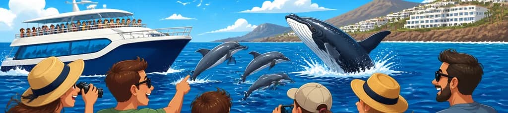 Experimenta el avistamiento de delfines y ballenas desde Puerto Rico, Gran Canaria