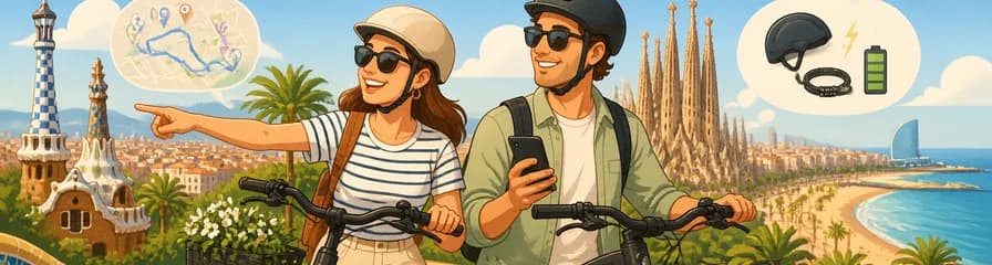Descubre Barcelona con Alquiler de Bicicletas Eléctricas Holandesas Premium: Rutas GPS Gratuitas, de 1 Hora a 3 Días