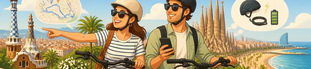 Descubre Barcelona con Alquiler de Bicicletas Eléctricas Holandesas Premium: Rutas GPS Gratuitas, de 1 Hora a 3 Días