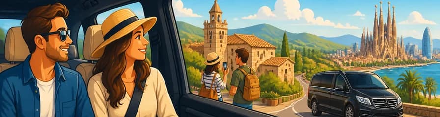 Traslado privado de Zaragoza a Barcelona con una parada de dos horas