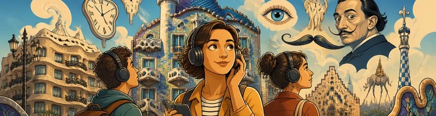 Tour autoguiado con audioguía: la Barcelona surrealista de Dalí y Gaudí