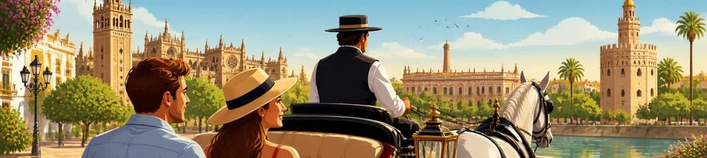 Descubre Sevilla en un paseo exclusivo en carruaje tirado por caballos
