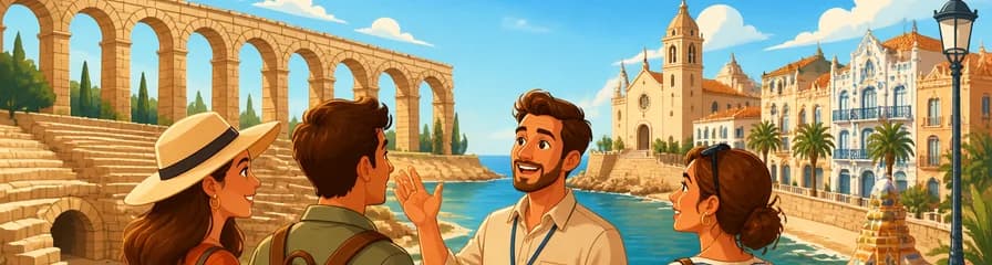 Excursión histórica privada de un día completo para explorar Tarragona y Sitges