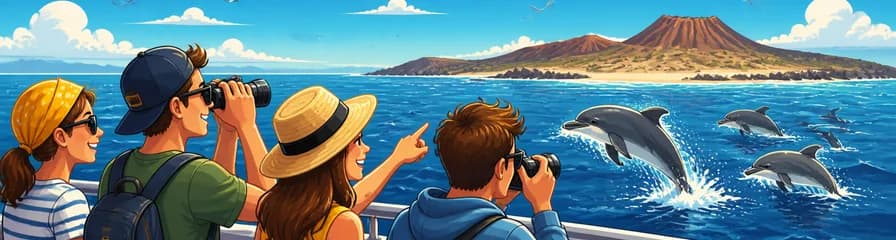 Travesía marítima para avistar delfines con destino a la isla de Lobos