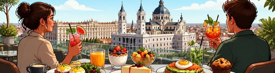 Disfruta de un Brunch y Cóctel con vistas a la Catedral de La Almudena