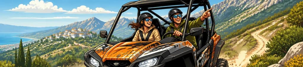 Safari guiado en buggy de dos horas por las montañas de Mijas