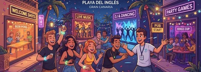 Maspalomas Pub Crawl: Explora 4 Locales con Chupitos de Bienvenida y Juegos de Fiesta