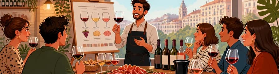 Cata y degustación de ibéricos en Pacífico: una iniciación al mundo del vino
