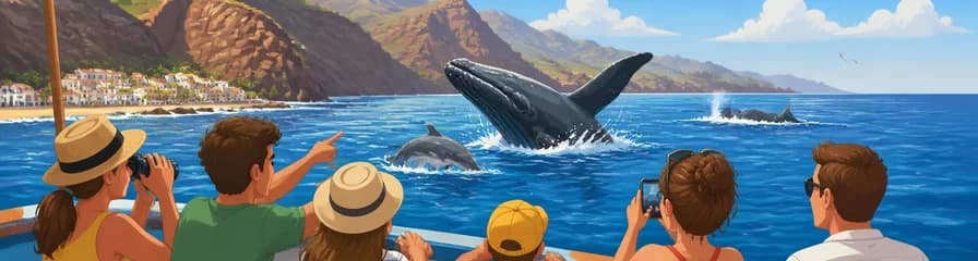 Avistamiento de ballenas: Travesía en barco desde Valle Gran Rey (La Gomera)