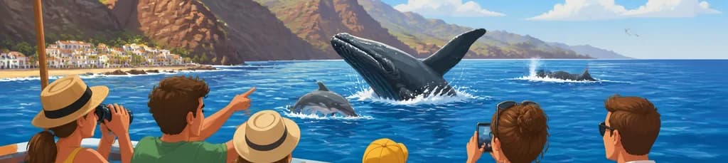 Avistamiento de ballenas: Travesía en barco desde Valle Gran Rey (La Gomera)